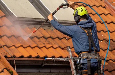 Démoussage et hydrofuge de toiture à Grand-Fayt
